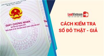 Cách kiểm tra Sổ đỏ thật - giả khi sang tên tránh "tiền mất, tật mang"