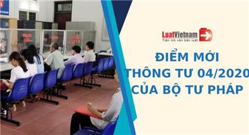 7 điểm mới đáng chú ý của Thông tư 04/2020/TT-BTP về hộ tịch
