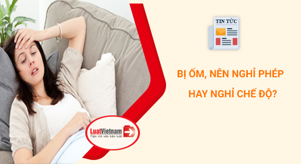Bị ốm, nên nghỉ phép hay nghỉ chế độ?