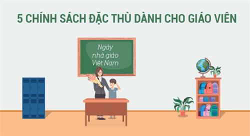 Nhân dịp 20/11: Điểm lại 5 chính sách đặc thù cho giáo viên Nhân dịp 20/11: Điểm lại 5 chính sách đặc thù cho giáo viên