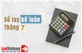 Sổ tay kế toán tháng 7/2019 Sổ tay kế toán tháng 7/2019