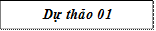 Dự thảo 01